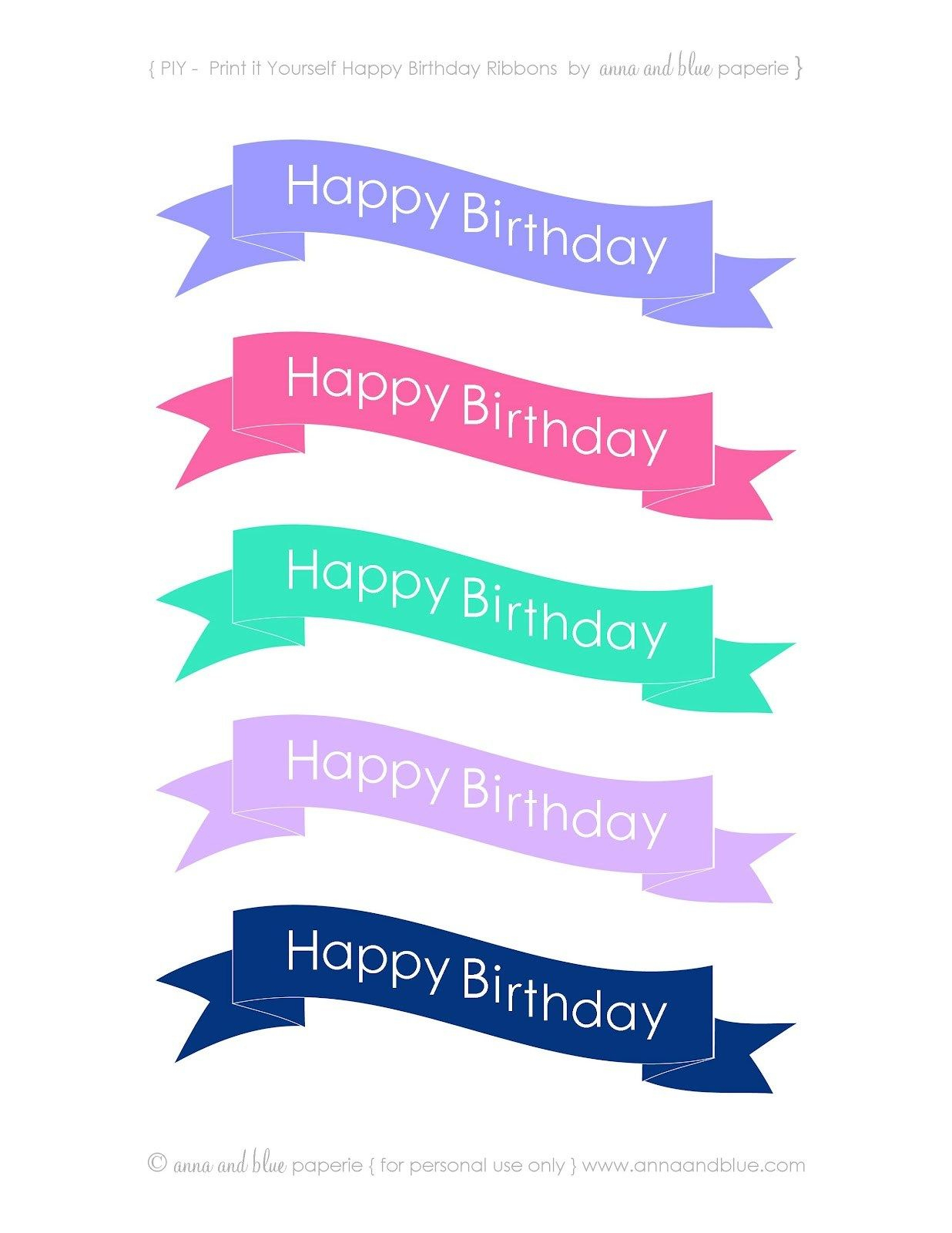 30+ Elegant Picture Of Happy Birthday Cake Banner | Designs - Free Printable Happy Birthday Cake Topper