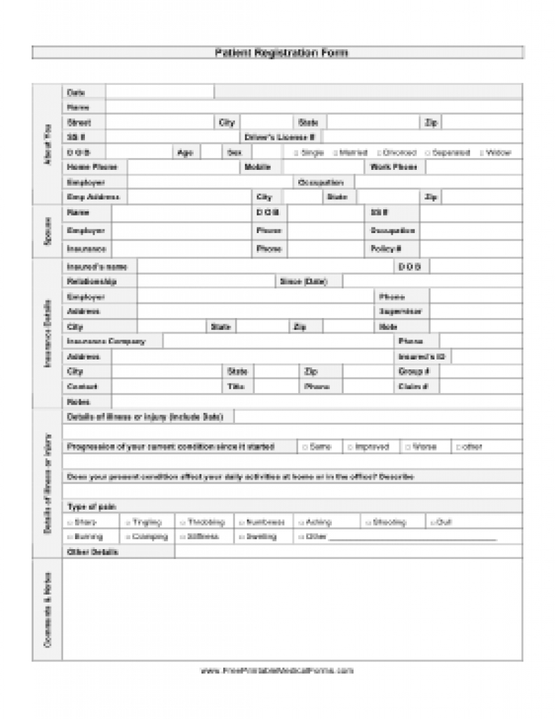30 Images Of Patient Medical History Form Template Editable Within - Free Printable Medical History Forms