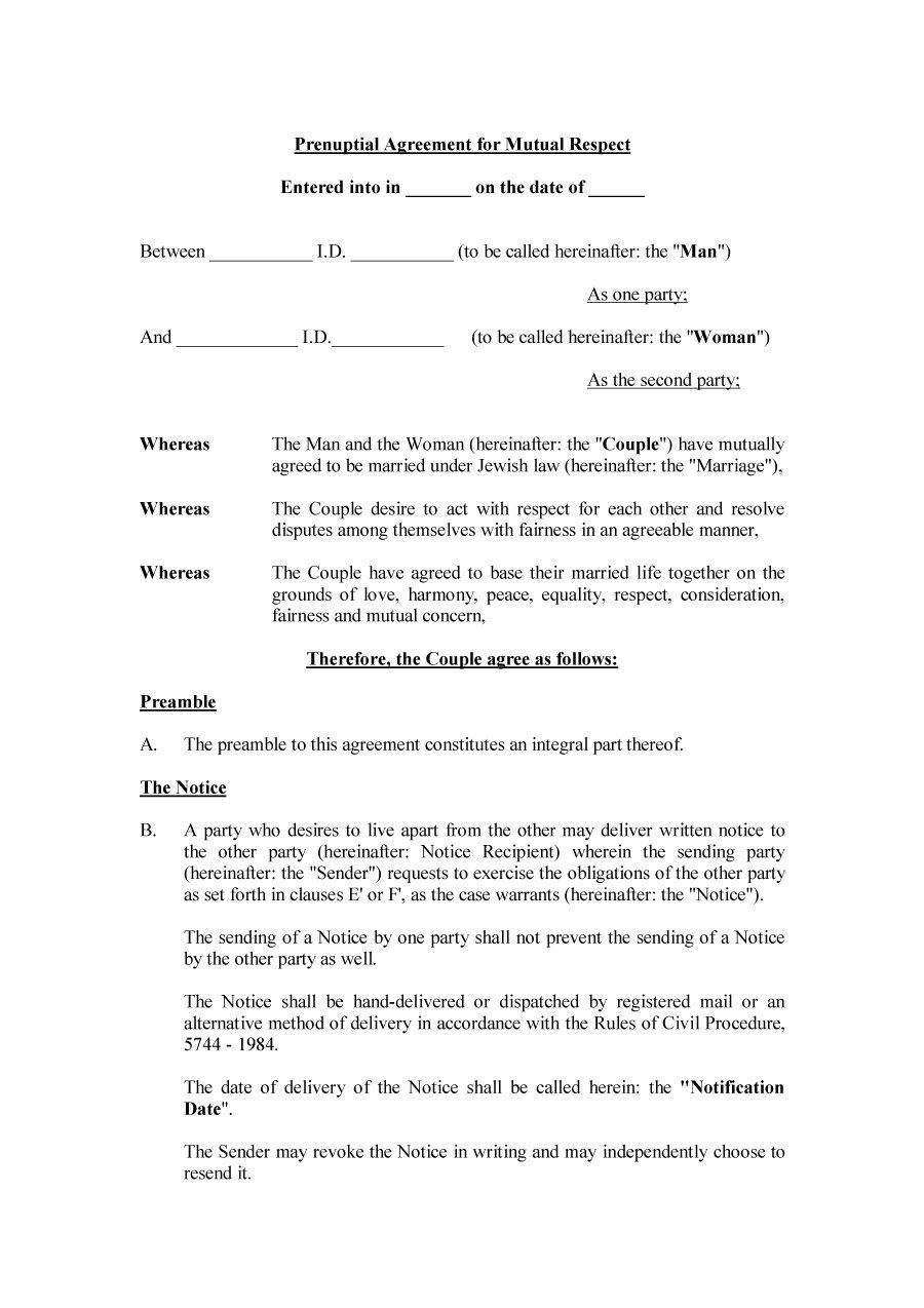 30+ Prenuptial Agreement Samples &amp;amp; Forms - Template Lab - Free Printable Prenuptial Agreement Form