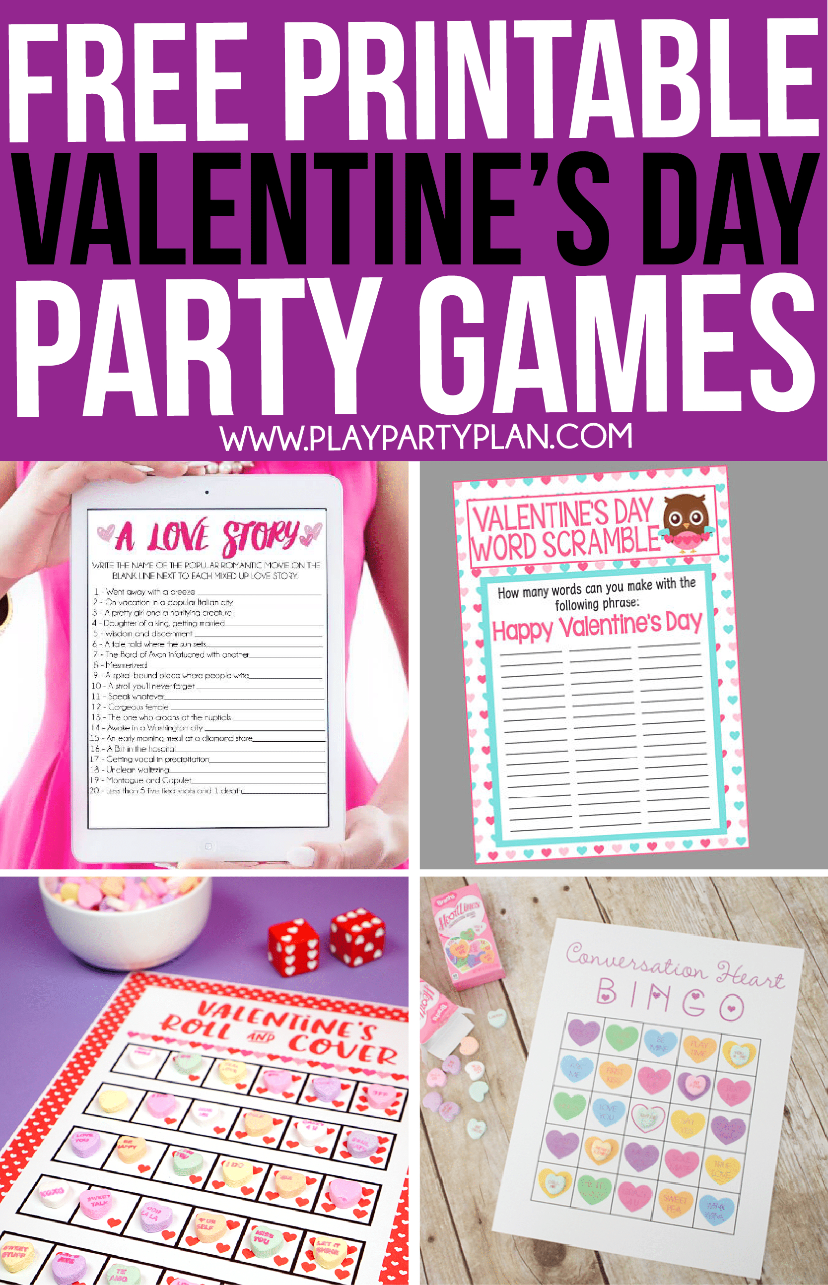 30 Valentine&amp;#039;s Day Games Everyone Will Absolutely Love - Play Party Plan - Free Printable Valentine Games For Adults