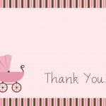 34 Printable Thank You Cards For All Purposes Kitty Baby How To Lose   Free Printable Baby Shower Thank You Cards