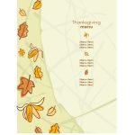 35 Awesome Thanksgiving Menu Templates ᐅ Template Lab   Free Printable Thanksgiving Menu Template