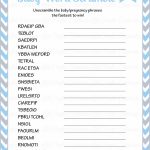 36 Adorable Baby Shower Word Scrambles | Kittybabylove   Free Printable Baby Shower Word Search