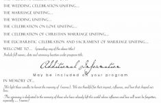 37 Printable Wedding Program Examples & Templates – Template Lab – Free Printable Wedding Program Templates