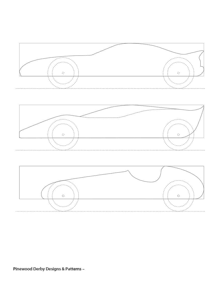 39 Awesome Pinewood Derby Car Designs &amp;amp; Templates - Template Lab - Free Printable Car Template