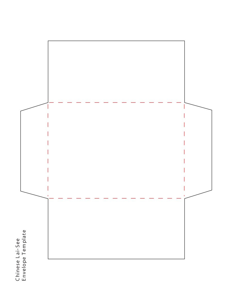 40+ Free Envelope Templates (Word + Pdf) - Template Lab - Free Printable Envelope Size 10 Template