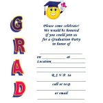 40+ Free Graduation Invitation Templates   Template Lab   Free Printable Graduation Invitation Templates