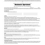 40+ Free Roommate Agreement Templates & Forms (Word, Pdf)   Free Printable Roommate Rental Agreement