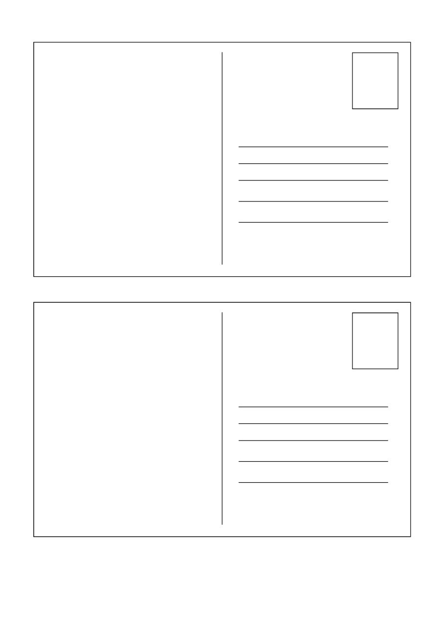 40+ Great Postcard Templates &amp;amp; Designs [Word + Pdf] - Template Lab - Free Blank Printable Postcards