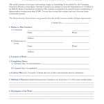 40 Hold Harmless Agreement Templates (Free) Template Lab Free   Free Printable Construction Contracts