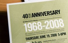 Free Printable 40Th Anniversary Invitations