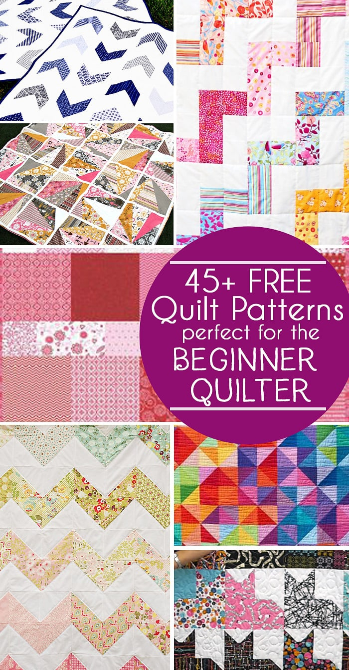 45 Free Easy Quilt Patterns - Perfect For Beginners - Scattered - Quilt Patterns Free Printable