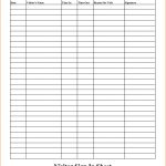 5+ Blank Sign In Sheet | Teknoswitch   Free Printable Sign In And Out Sheets