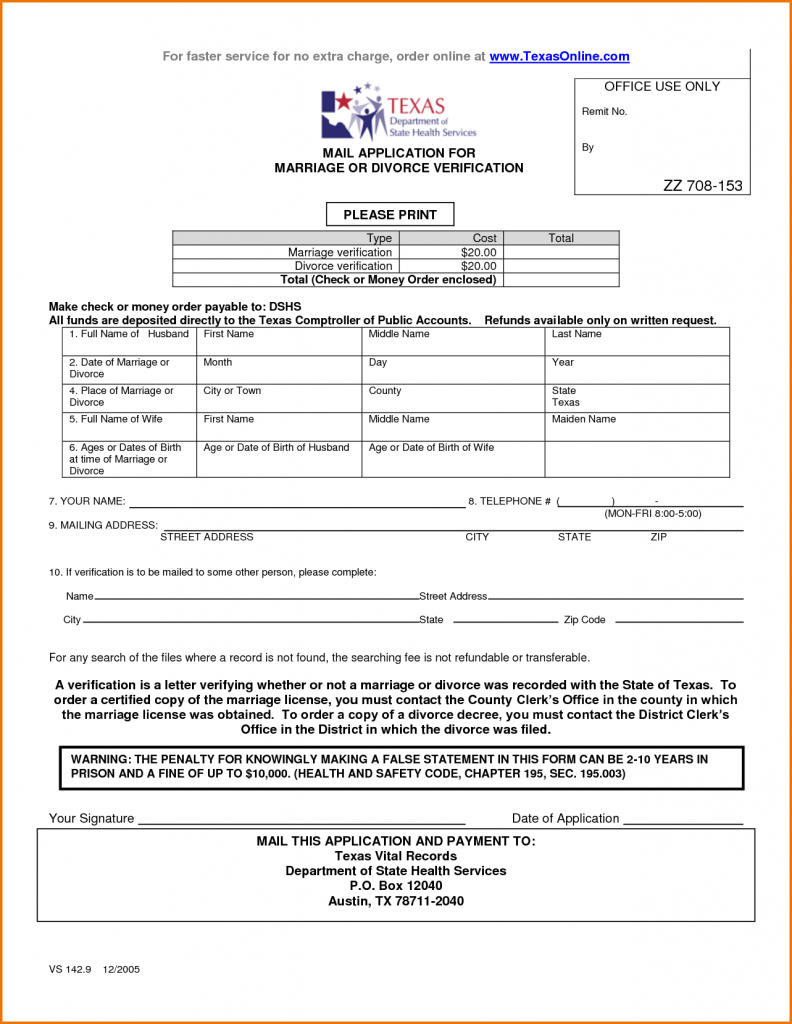 5 Free Divorce Papers In Texas | Divorce Document Inside Free - Free Printable Divorce Forms Texas
