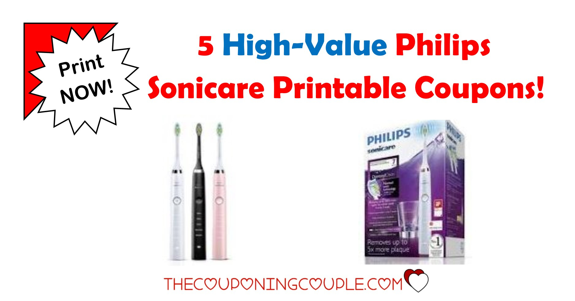 5 High-Value Philips Sonicare Printable Coupons ~ $65 In Savings!!! - Free Printable Chinet Coupons