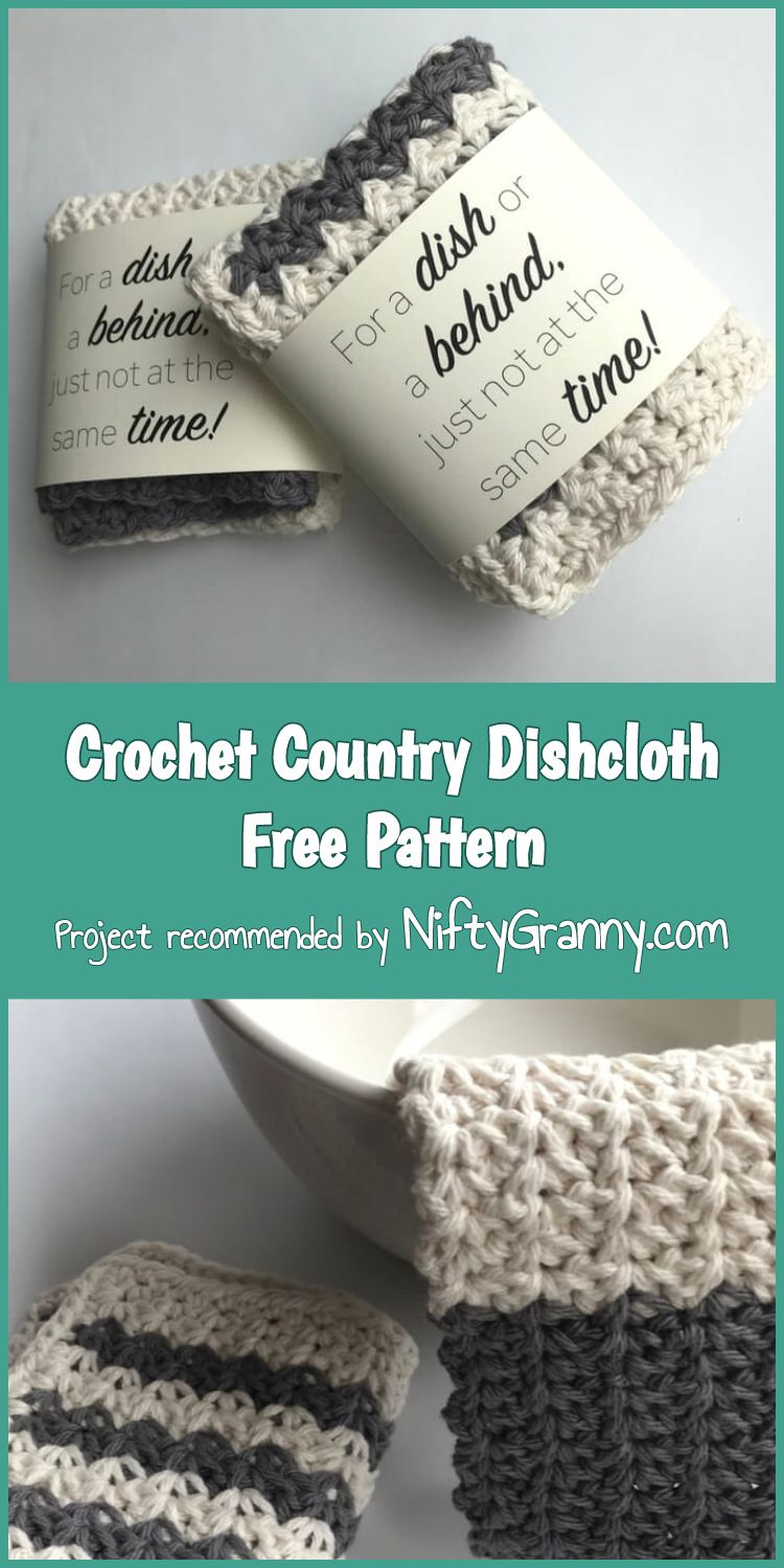 5 Stunning &amp;amp; Easy Crochet Dishcloths Free Patterns | Crochet - Free Printable Dishcloth Wrappers