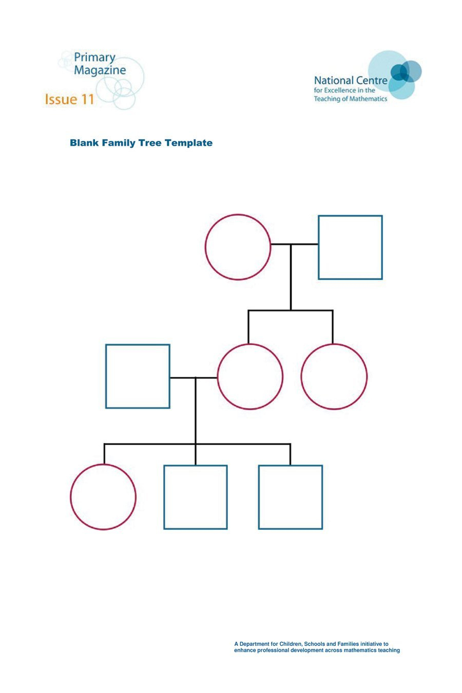 50+ Free Family Tree Templates (Word, Excel, Pdf) - Template Lab - Free Printable Family Tree Template