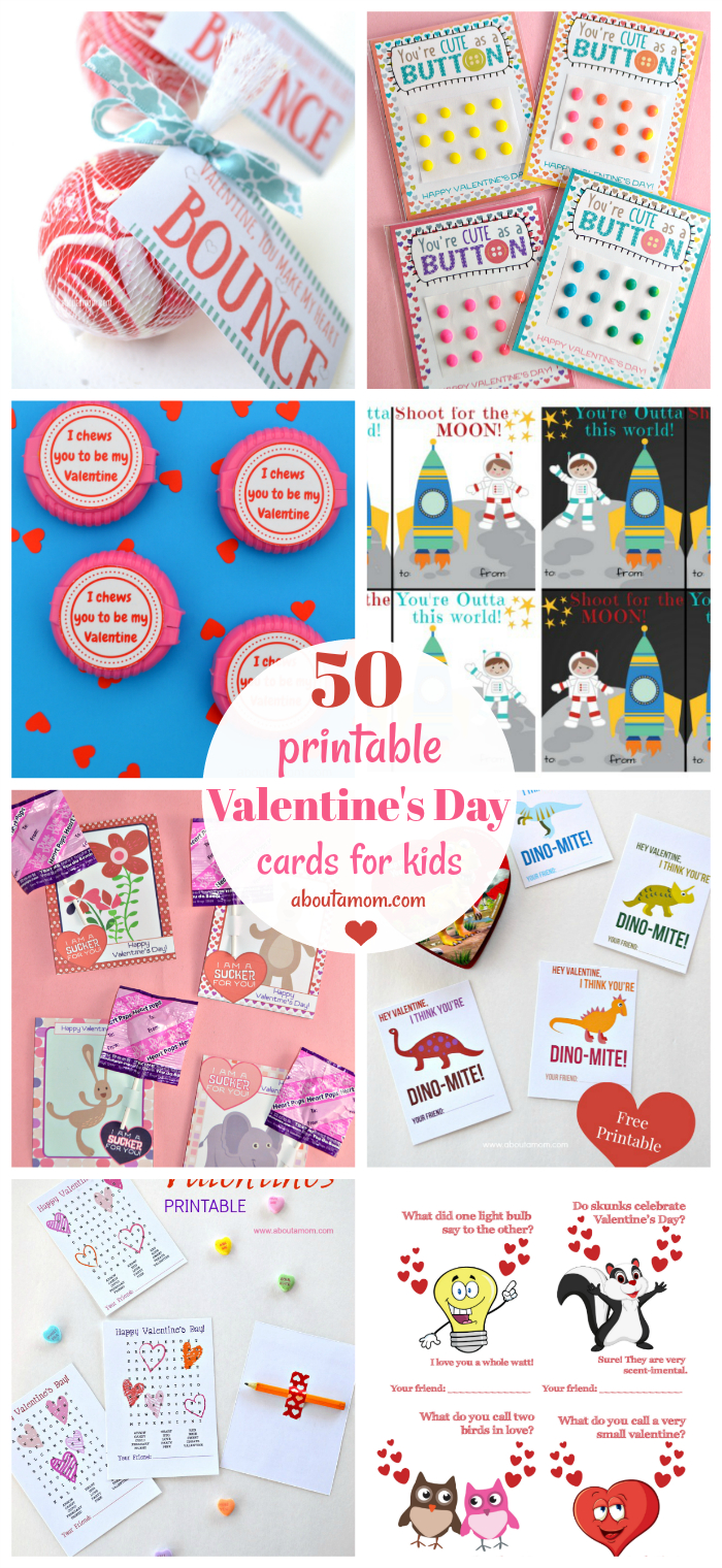 50 Free Printable Valentine&amp;#039;s Day Cards - Free Printable Childrens Valentines Day Cards