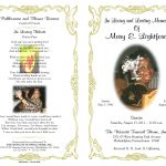 57 Sample Obituary Funeral Program Templates, Psd, Publisher   Free Printable Funeral Programs