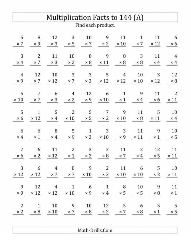 6Th Grade Math Worksheets Multiplication Free Printable Math - Free Printable Fun Math Worksheets For 4Th Grade