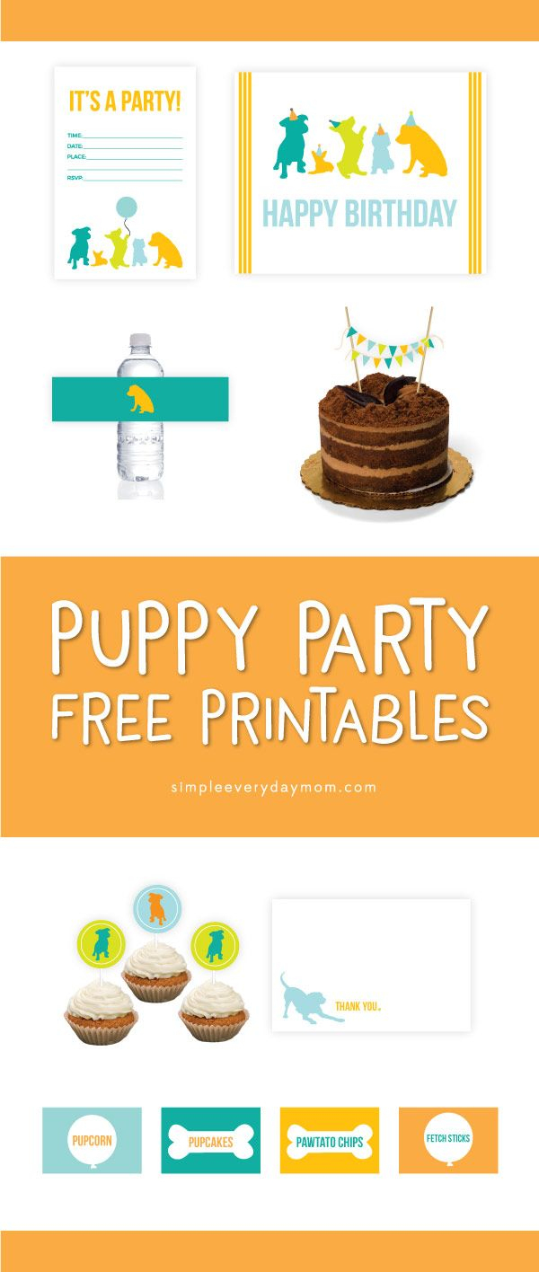 7 Free Puppy Party Printables That&amp;#039;ll Make Your Child&amp;#039;s Birthday - Free Printable Puppy Dog Birthday Invitations