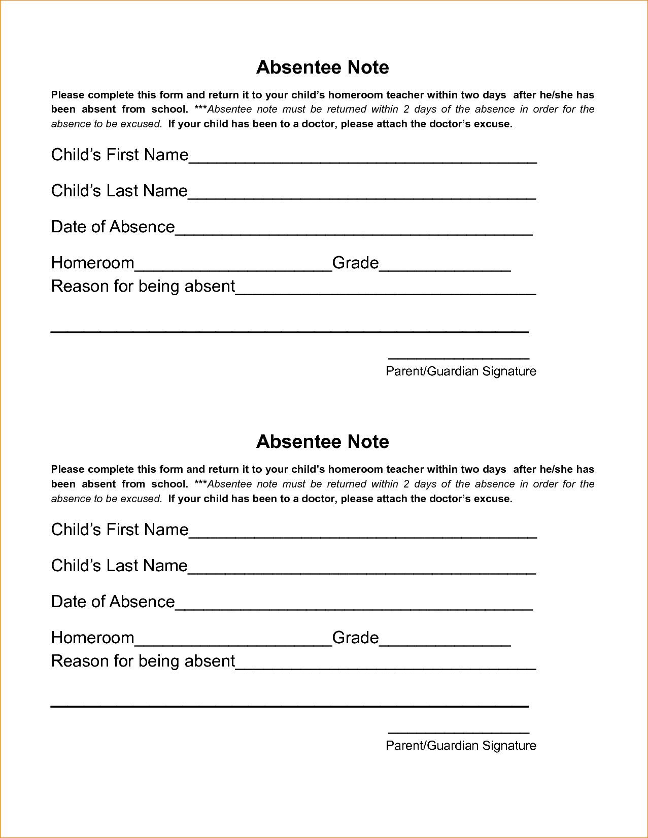 8 Free Printable Doctors Excuse For Workagenda Template Sample - Free Printable Doctor Excuse Notes