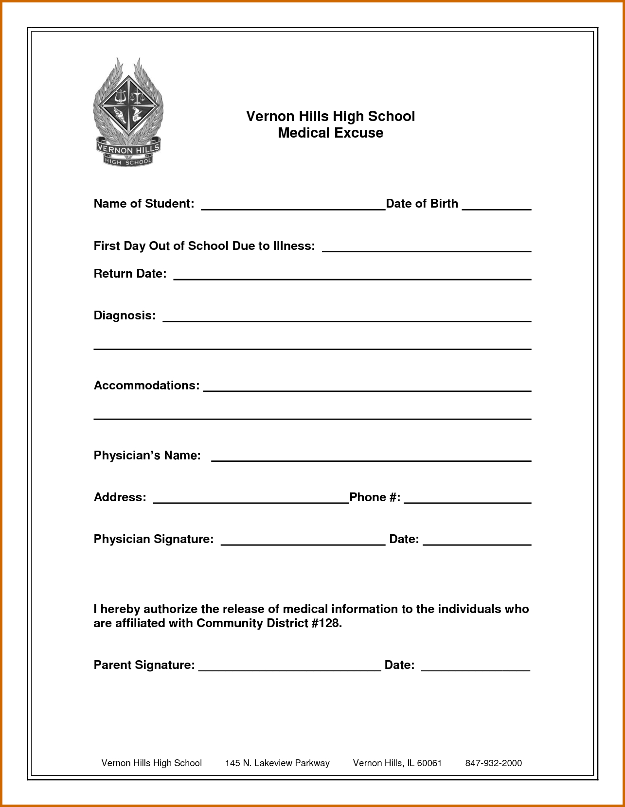 9+ Free Printable Doctors Excuse For School | Lease Template - Free Printable Doctors Excuse
