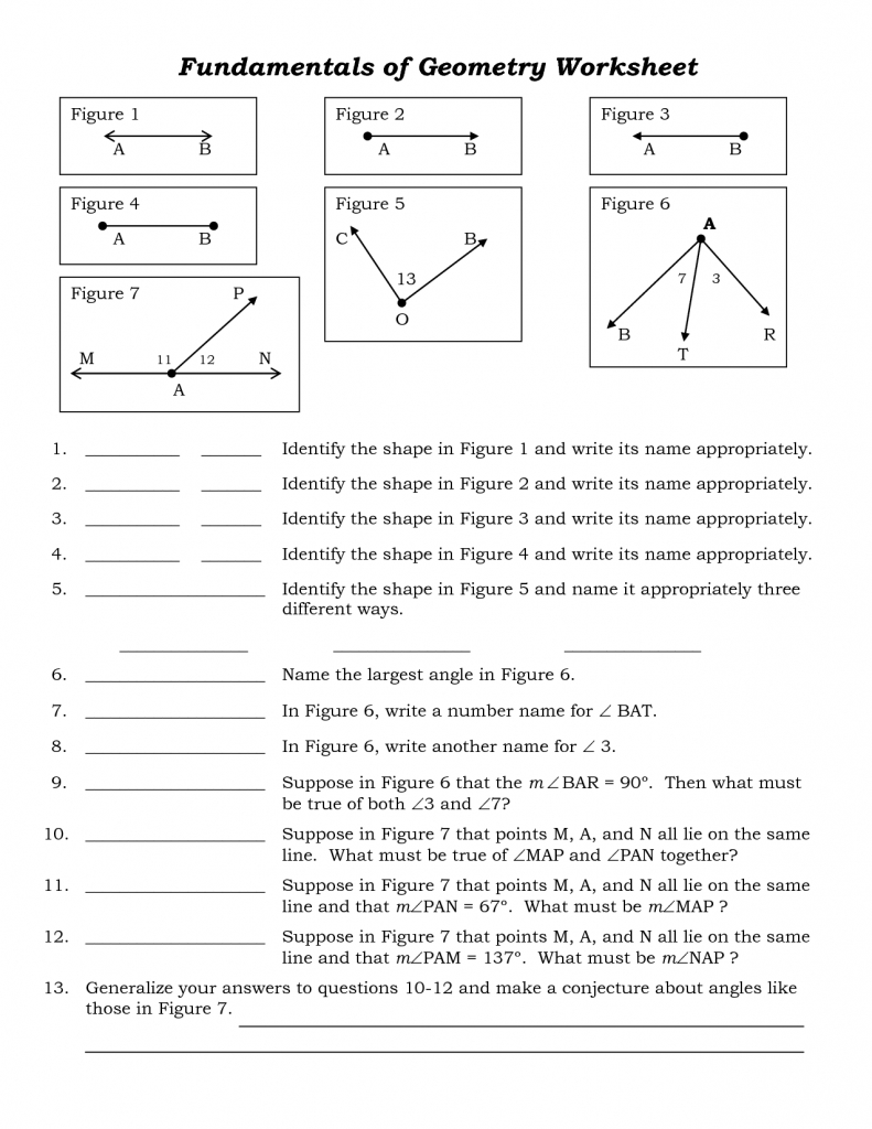 9Th Grade Geometry Worksheet Free High School Geometry Worksheets - Free Printable Geometry Worksheets For Middle School