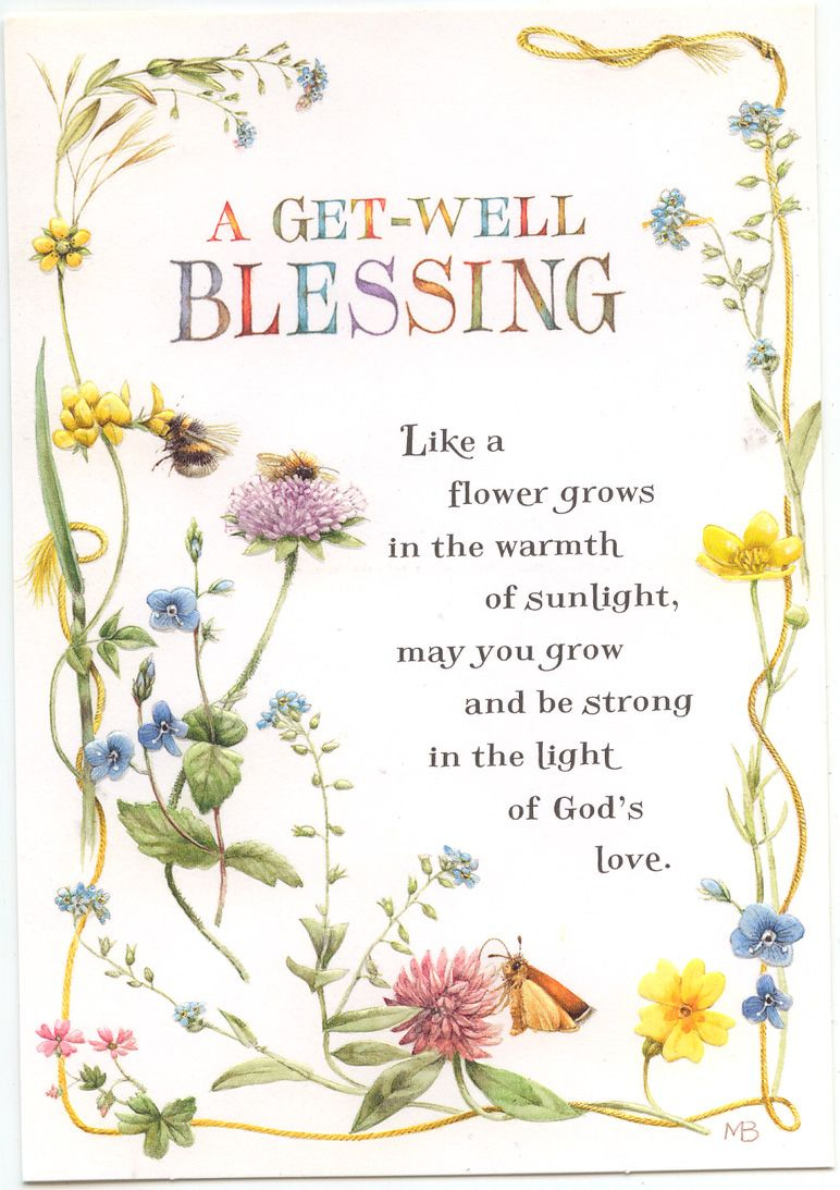 A Get Well Blessing Greeting Card | Feeling Stuck | Pinterest | Get - Free Printable Christian Birthday Greeting Cards