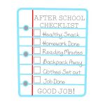 After School Checklist For Kids Free Printable   Get Out Of Homework Free Pass Printable