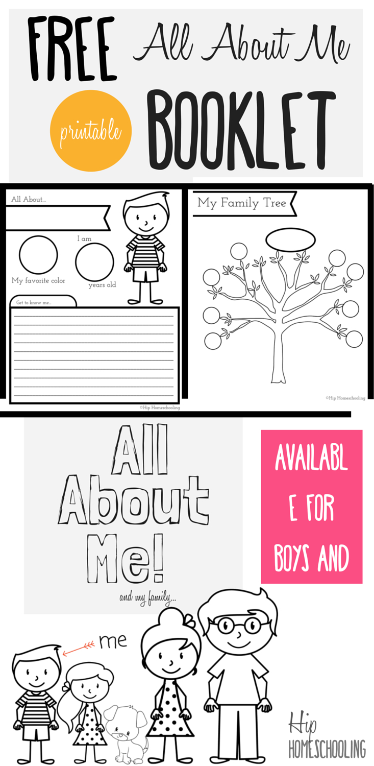 All About Me Worksheet: A Printable Book For Elementary Kids - Free Printable Level H Books