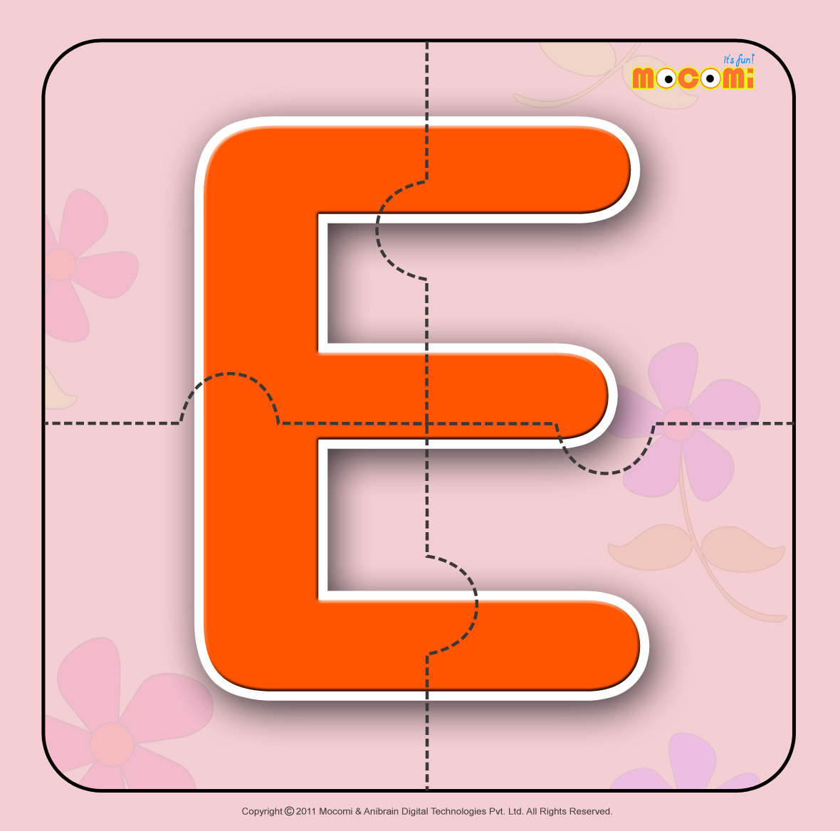 Alphabet E - Alphabet Jigzaw Puzzles For Kids | Mocomi - Free Printable Alphabet Puzzles