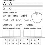 Alphabet Letters | Kid's Korner | Alphabet Worksheets, Beginning Of   Free Printable Alphabet Worksheets For Grade 1