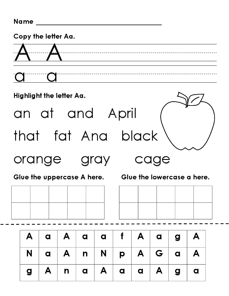 Alphabet Letters | Kid&amp;#039;s Korner | Alphabet Worksheets, Beginning Of - Free Printable Alphabet Worksheets For Grade 1