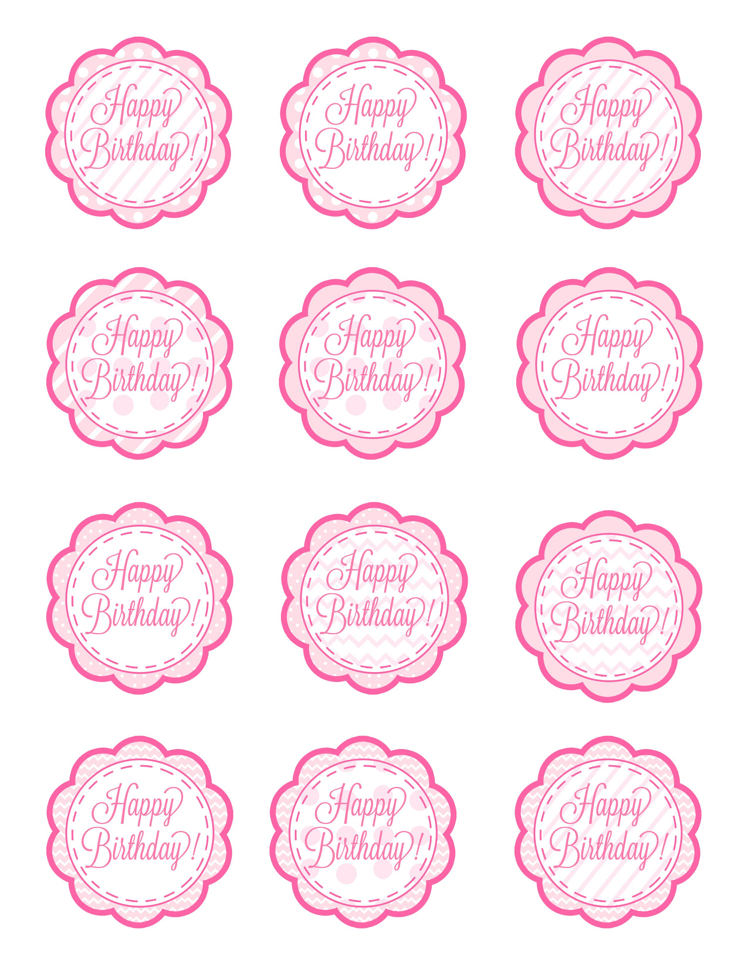American Girl Free Cupcake Toppers Printable | These Could Also - Cupcake Flags Printable Free