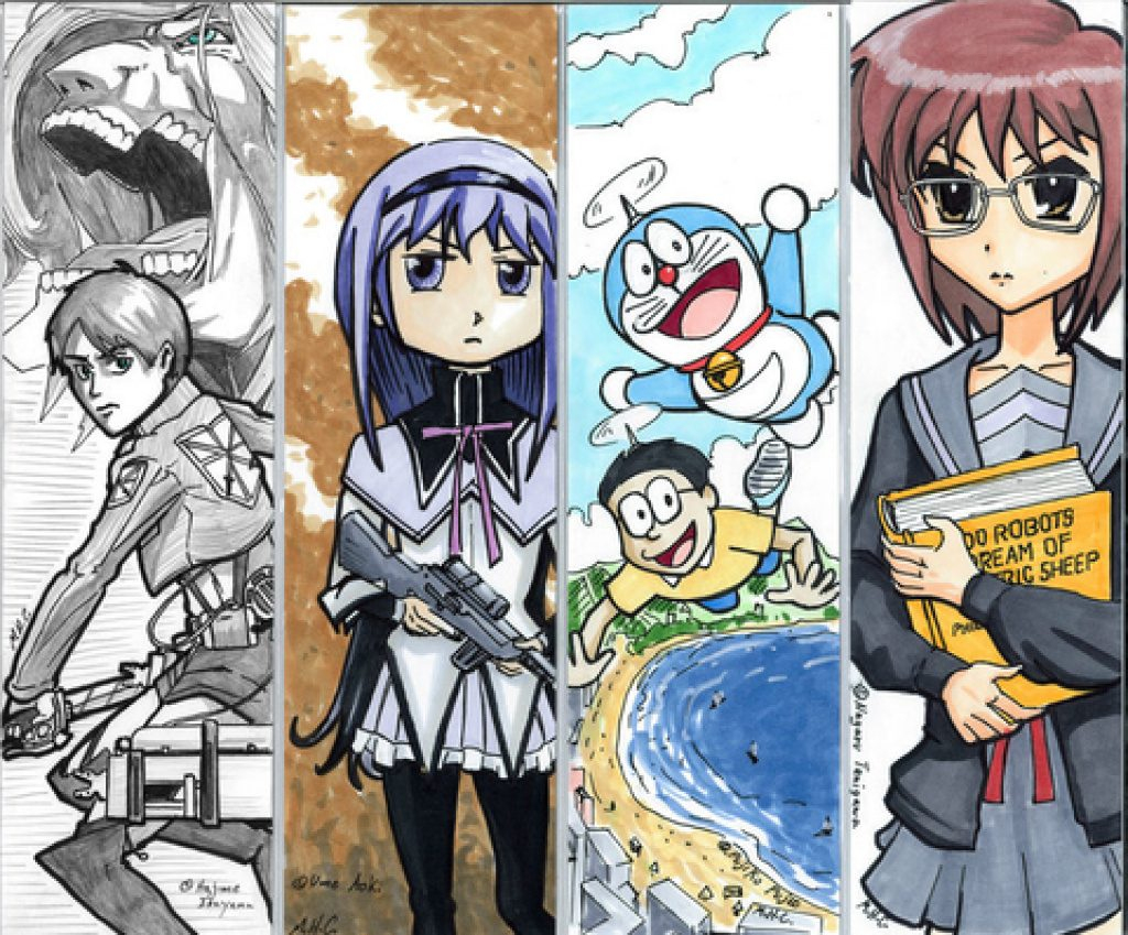 Anime Bookmarks Printable For Free | Free Printable - Anime Bookmarks Printable For Free
