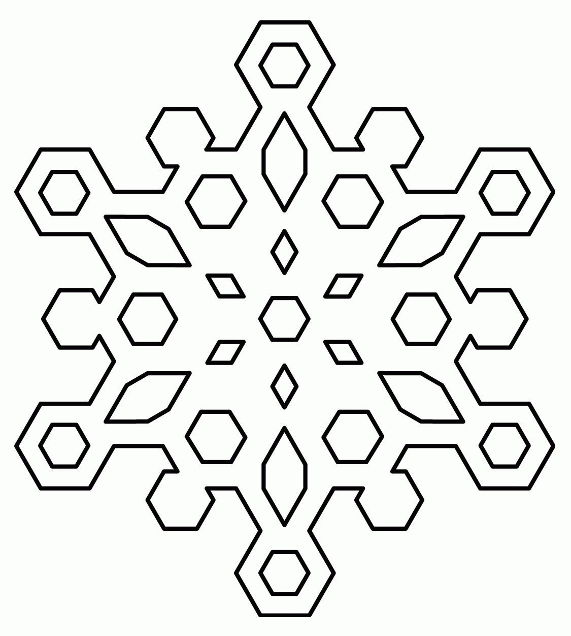 Aptitude Free Printable Snowflake Coloring Pages For Kids - Free Printable Snowflakes