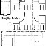 At Printable Furniture Templates   Template Ideas – Mentalrealestate   Free Printable Dollhouse Furniture Patterns