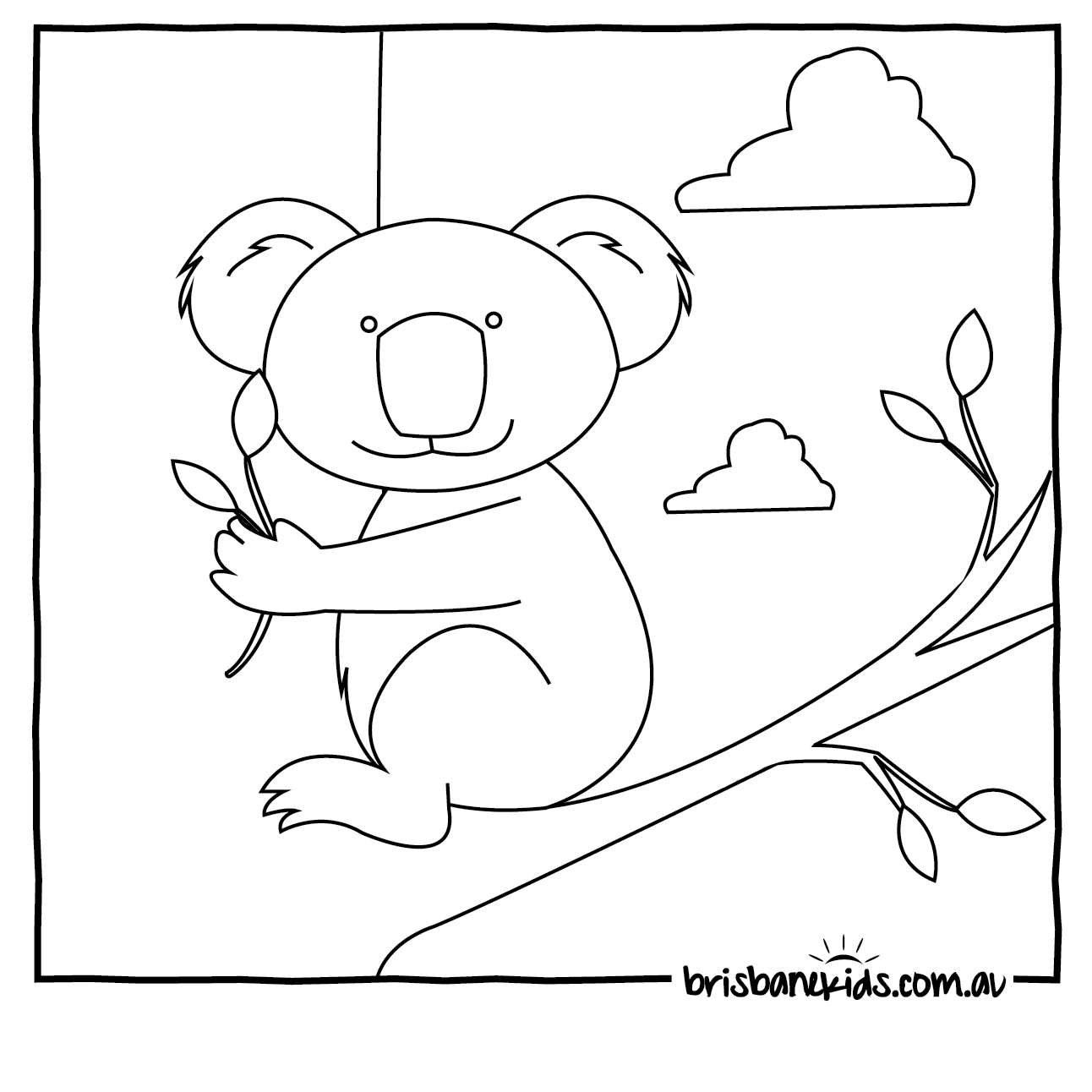 Australian Animals Colouring Pages | Brisbane Kids - Free Printable Aboriginal Colouring Pages