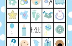 Printable Baby Shower Bingo Games Free