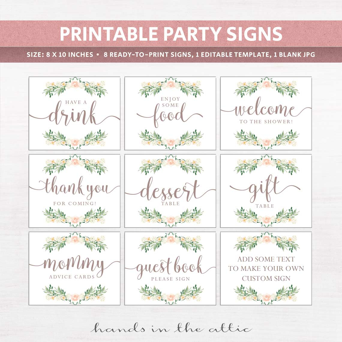 Baby Shower Signs Printable - Image Cabinets And Shower Mandra - Free Printable Baby Shower Table Signs