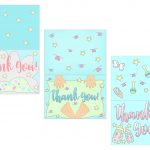 Baby Shower Thank You Cards Free Printable ~ Daydream Into Reality   Free Printable Baby Shower Thank You Cards