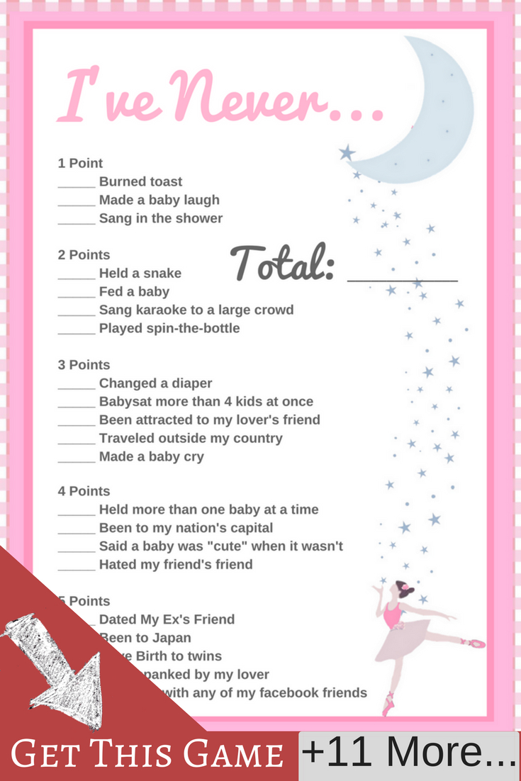 Ballerina Baby Shower Printable Set | Babyshower Games | Baby Shower - Free Printable Baby Shower Games For Twins