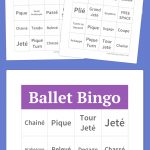 Ballet Bingo | Dance In 2019 | Bingo, Bingo Cards, Word Bingo   Free Printable Self Esteem Bingo