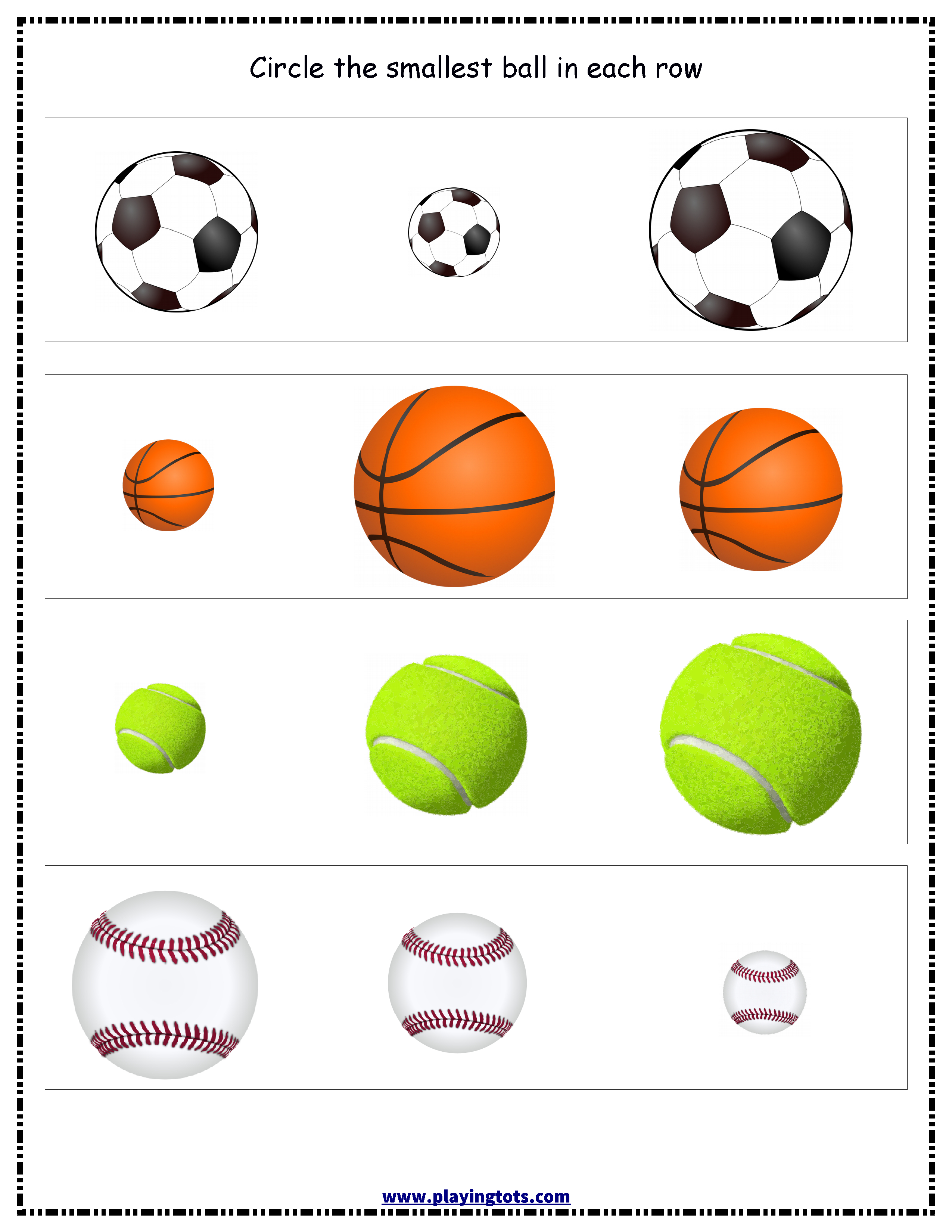 Balls Worksheet Keywords:free,printable,file,folder,toddler - Free Printable File Folders For Preschoolers