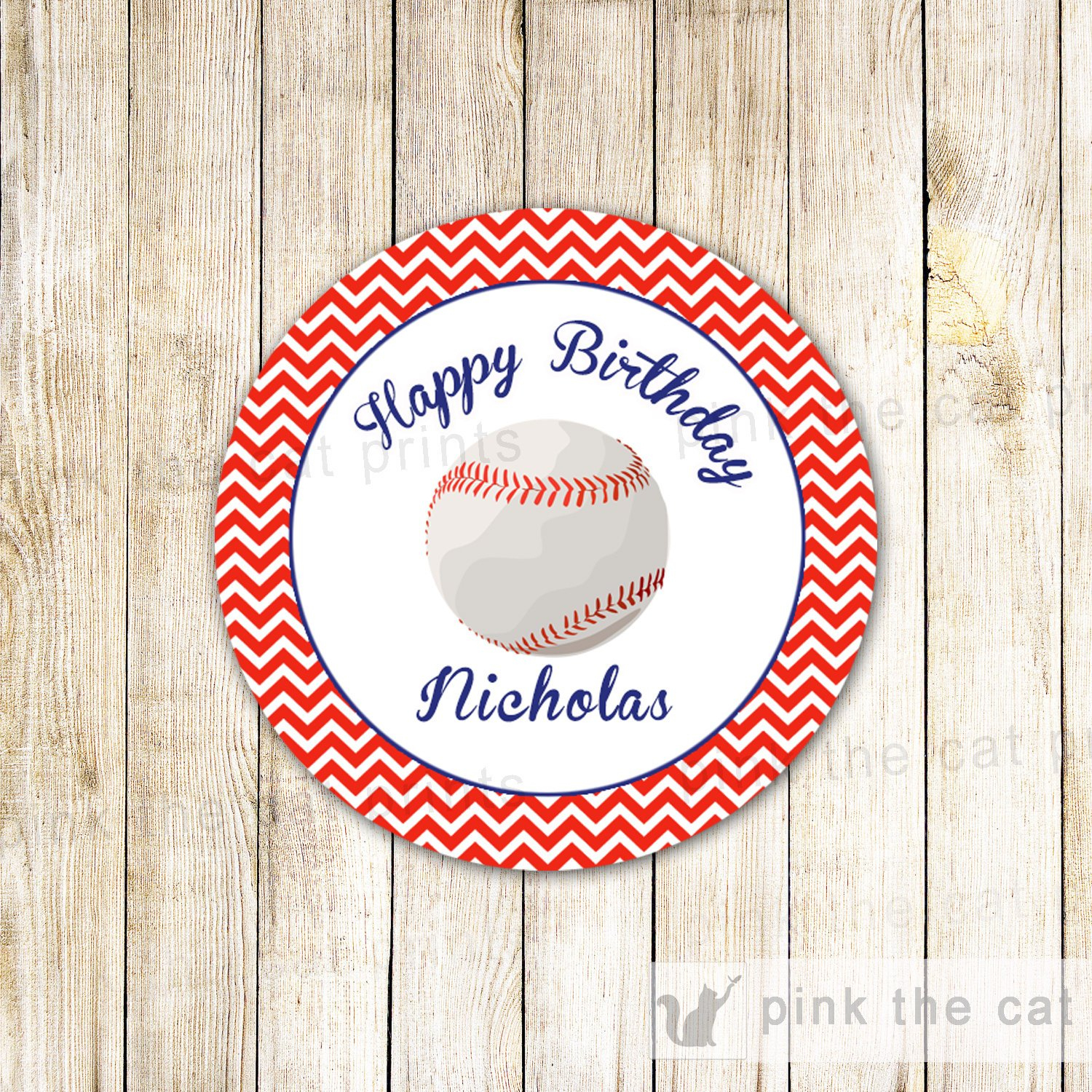 Baseball Label Baseball Favor Tag Baseball Party Label Red | Etsy - Free Printable Baseball Favor Tags