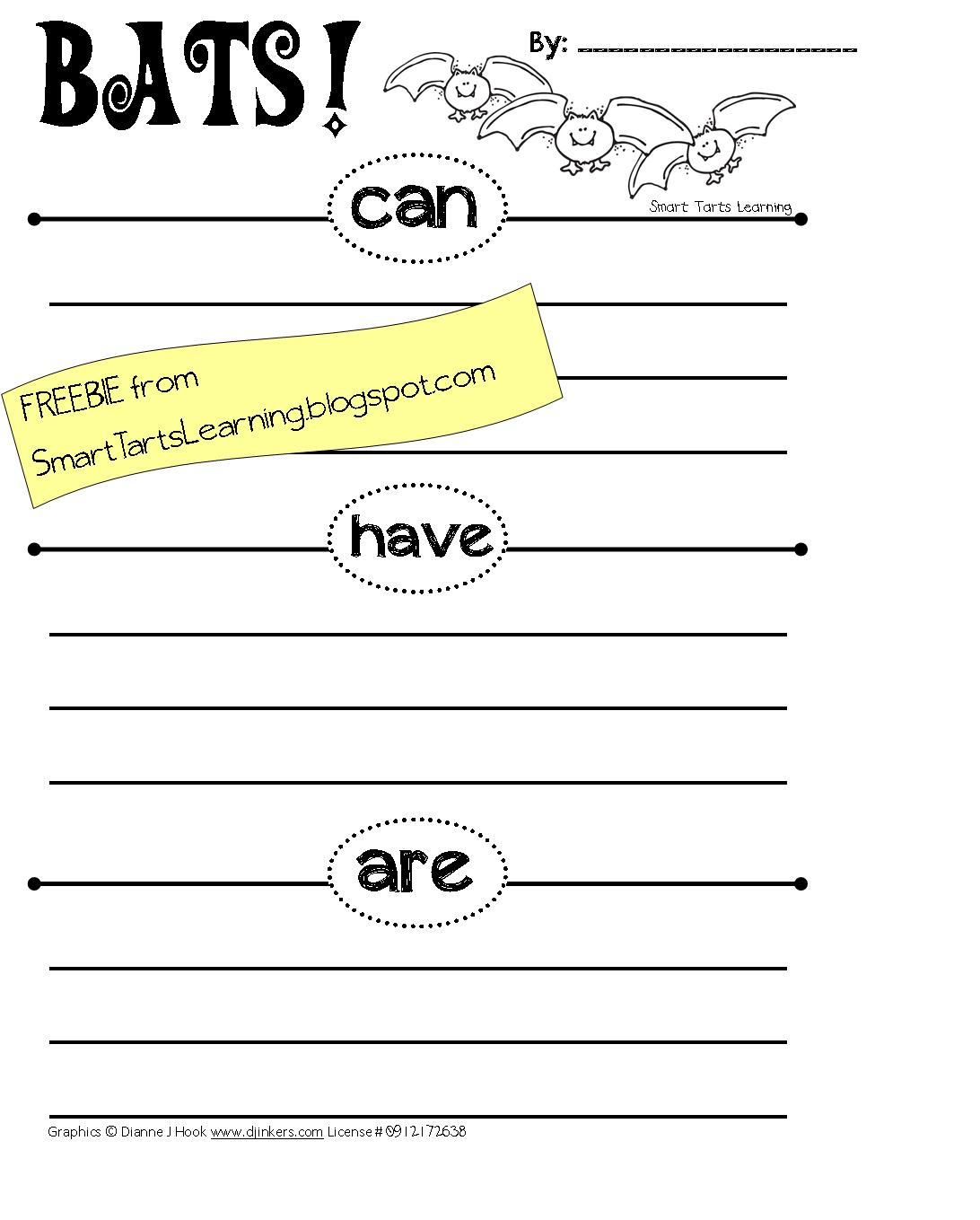 Bat Writing Paper - Free Printable Bat Writing Paper