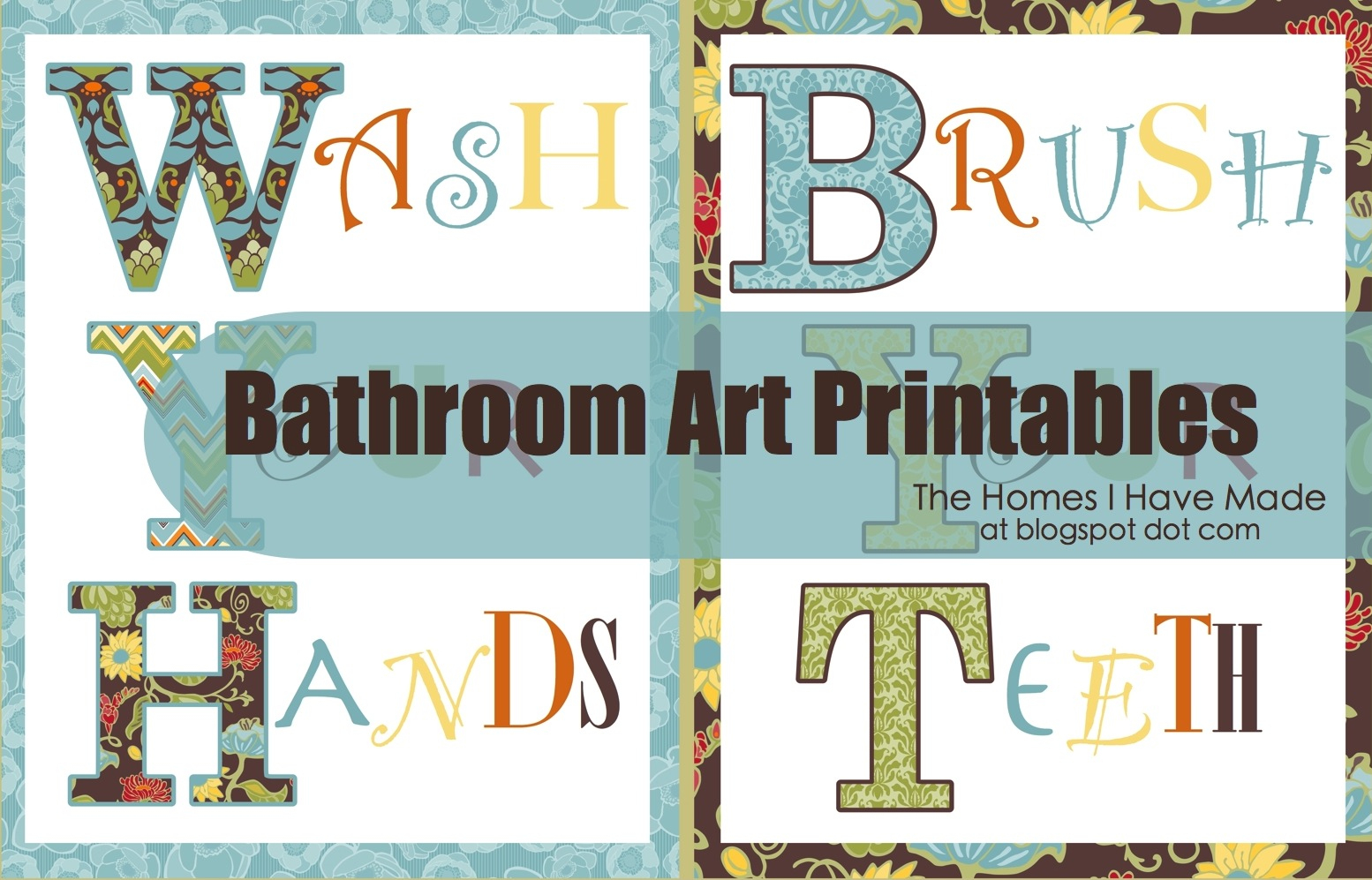 Bathroom Wall Art Printables | The Homes I Have Made - Free Printable Wall Art For Bathroom