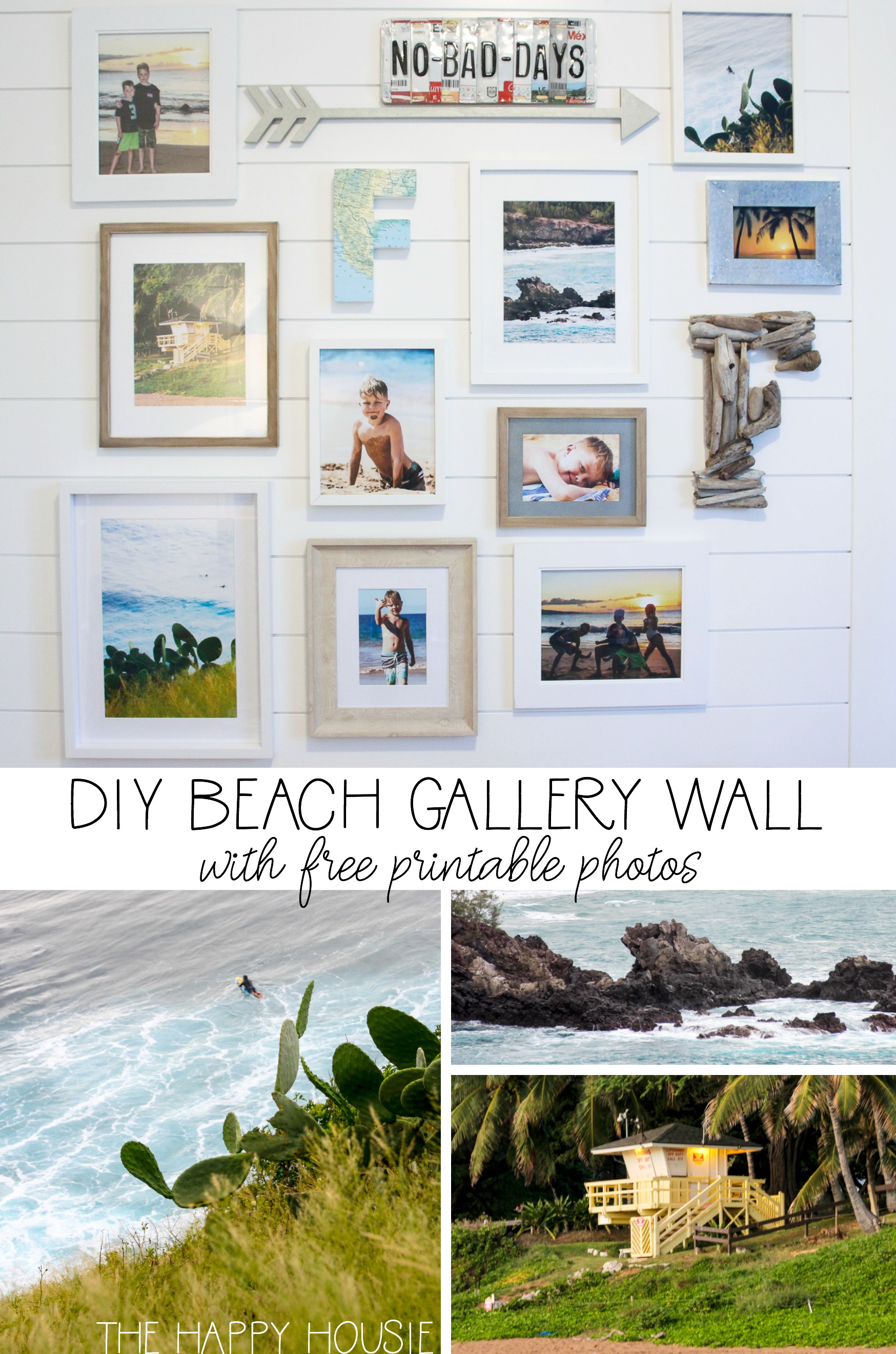 Beach Theme Gallery Wall With Free Printable Beach Photography | The - Free Printable Beach Pictures