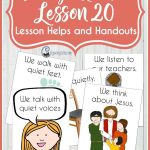 Behold Your Little Ones Lesson 20: I Will Be Reverent | Chicken   Free Printable Nursery Resources